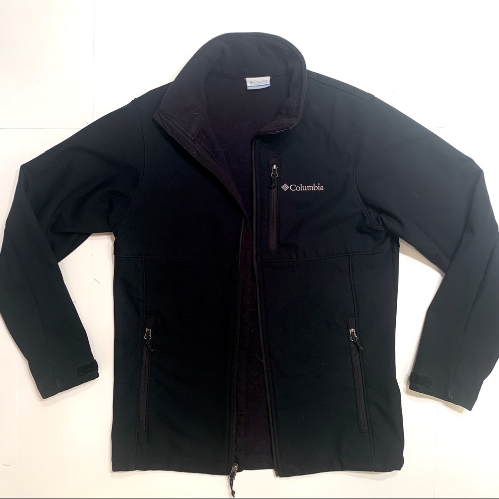 Columbia Black Softshell Jacket - image 1